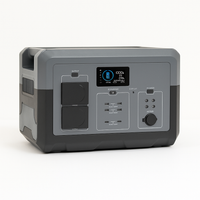 Portable Solar Power Station Designed for Off-Grid Adventures, Dual AC Outlets, Multiple USB Ports, Digital Display