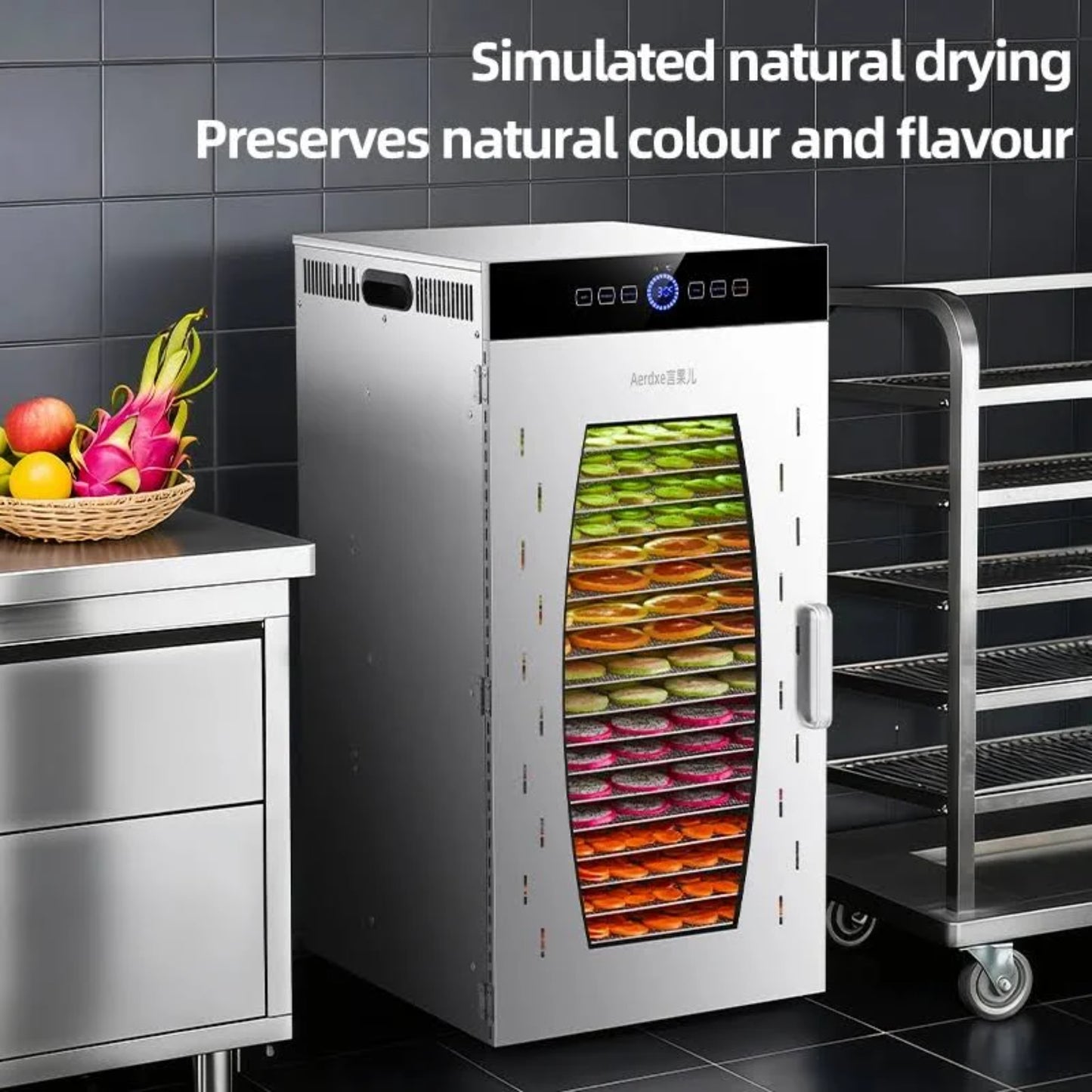 NutriVault ProMax Stainless Steel Food Dehydrator
