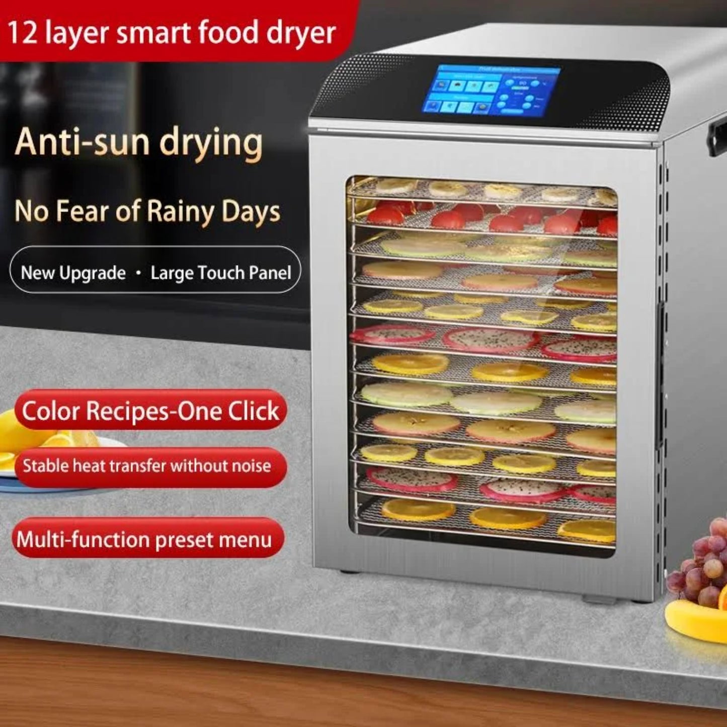 VitaDry EliteStack Stainless Mesh Dehydrator