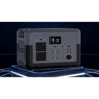 Portable Solar Power Station Designed for Off-Grid Adventures, Dual AC Outlets, Multiple USB Ports, Digital Display
